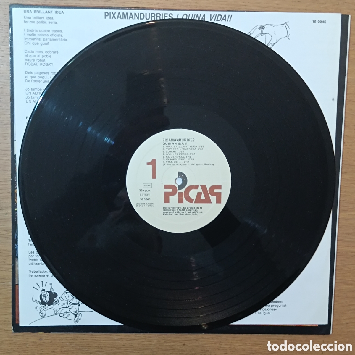 Discos de vinilo: Pixamandurries LP Quina Vida! - Foto 3