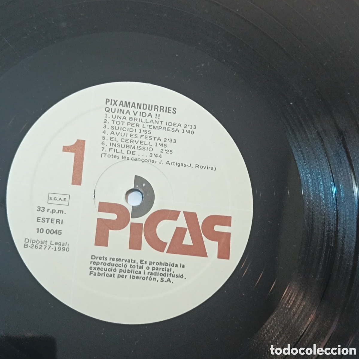 Discos de vinilo: Pixamandurries LP Quina Vida! - Foto 4