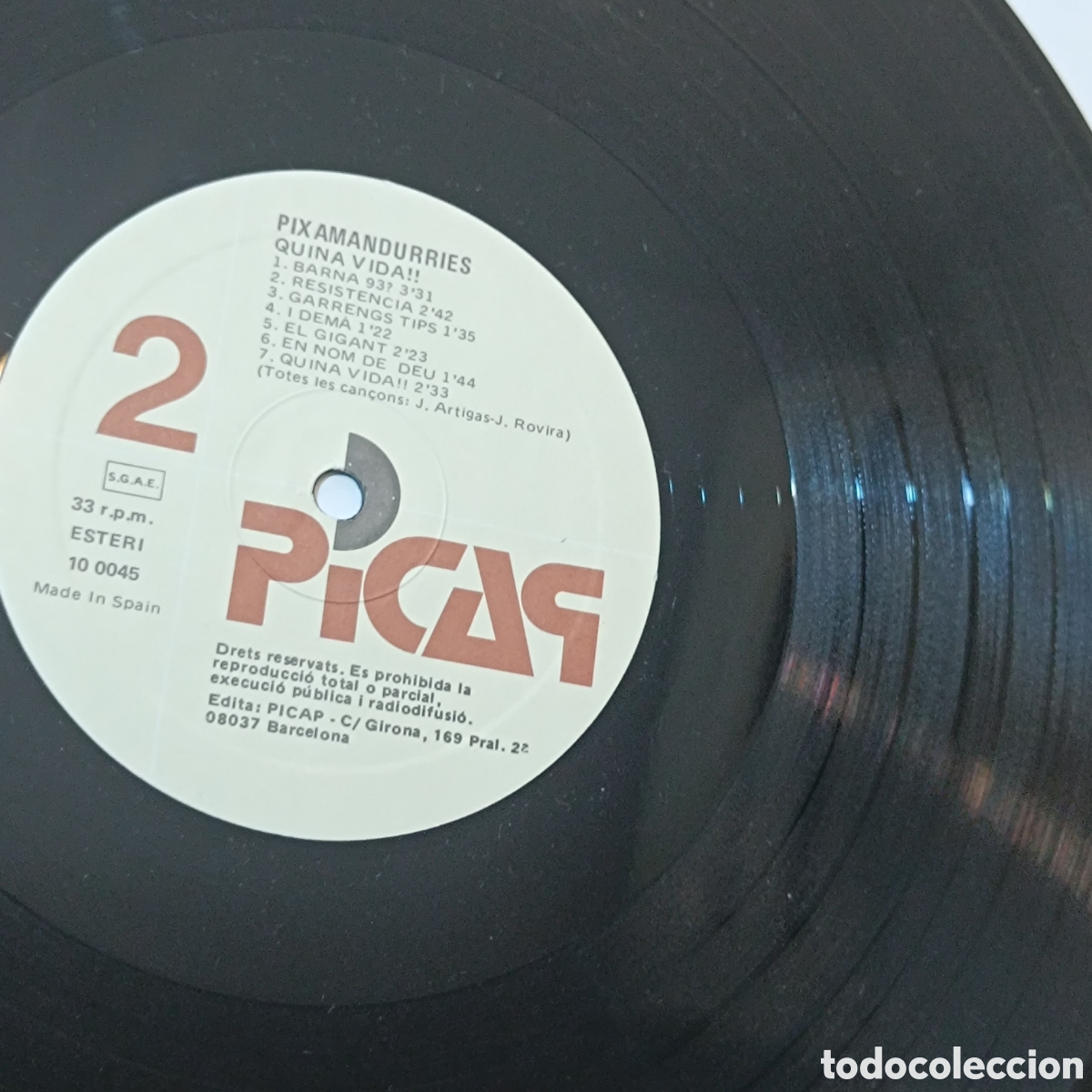 Discos de vinilo: Pixamandurries LP Quina Vida! - Foto 6
