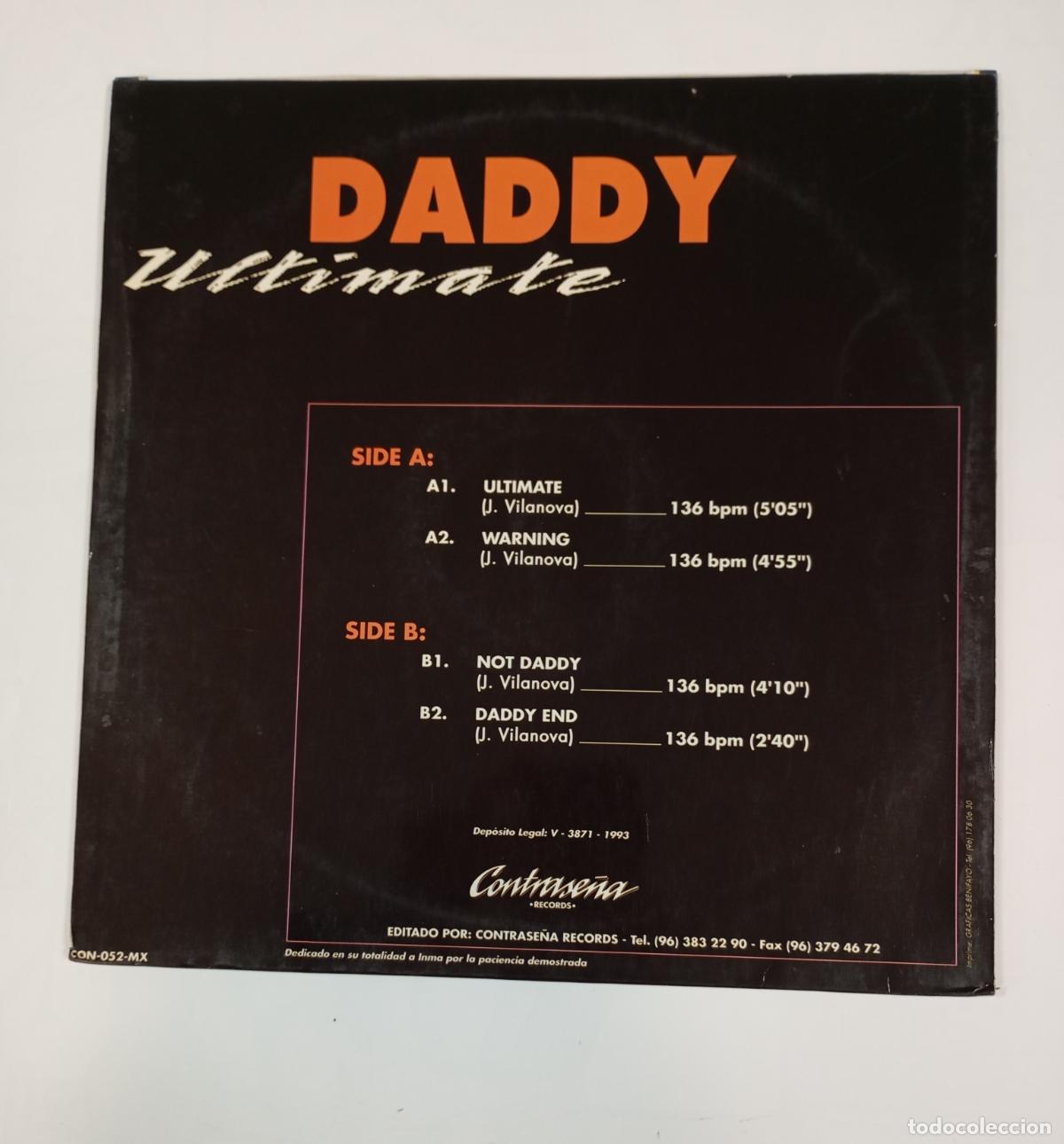 Discos de vinilo: Daddy. Ultimate. MAXI-SINGLE. TDKDA70 - Foto 2