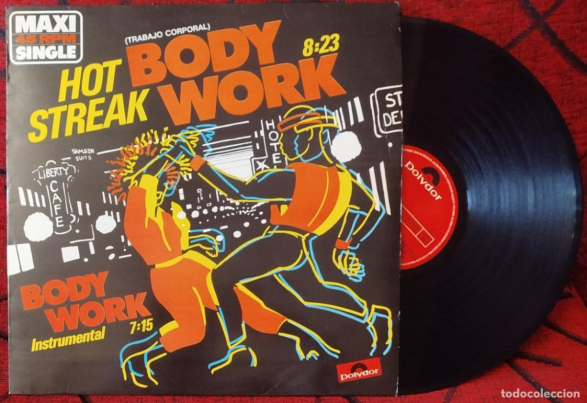 Discos de vinilo: HOT STREAK ** Body Work ** MAXI SINGLE VINILO 1983 - Foto 1