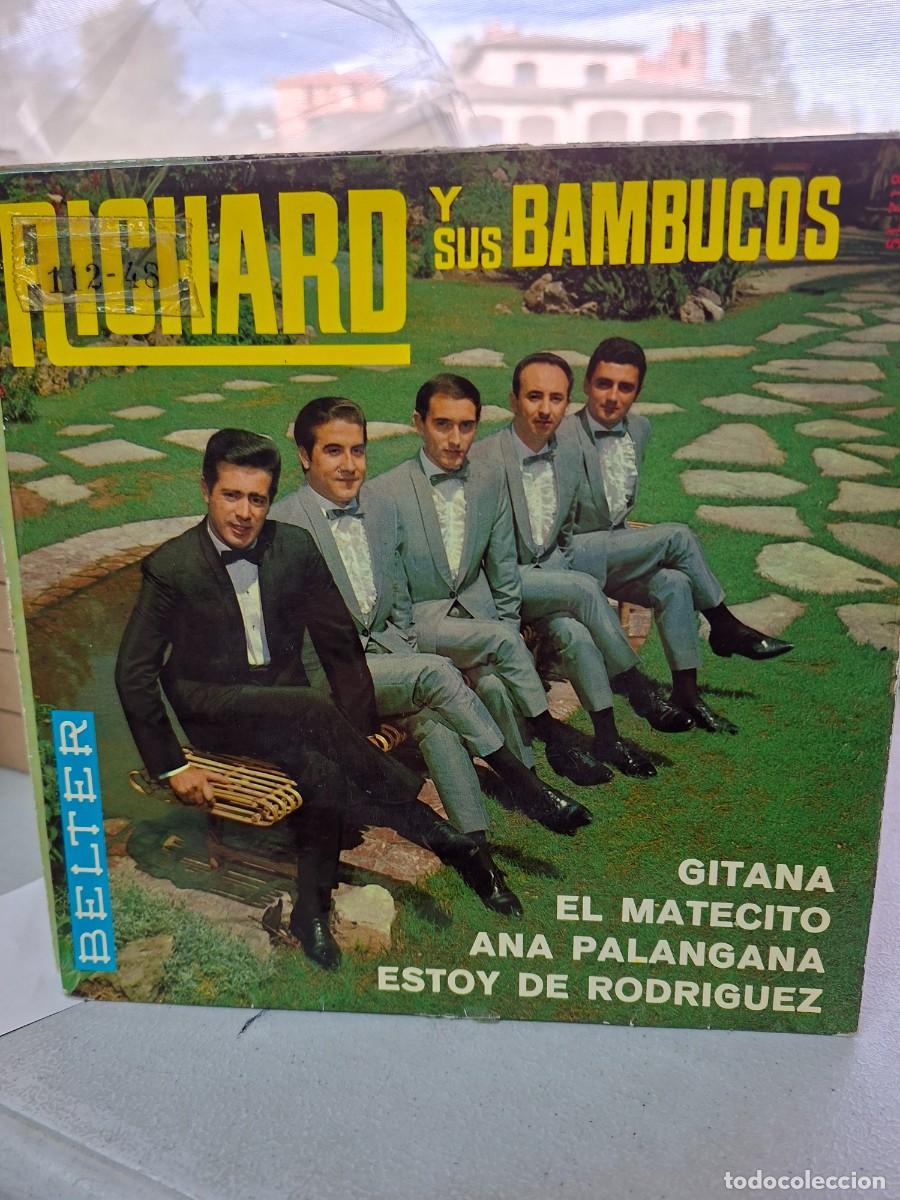 Discos de vinilo: RICHARD Y SUS BAMBUCOS - GITANA - EP DE VINILO - CAJA 45 - Foto 1