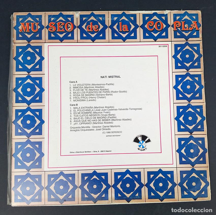 Discos de vinilo: Nati Mistral. Museo de la Copla. 30112258 - Foto 2