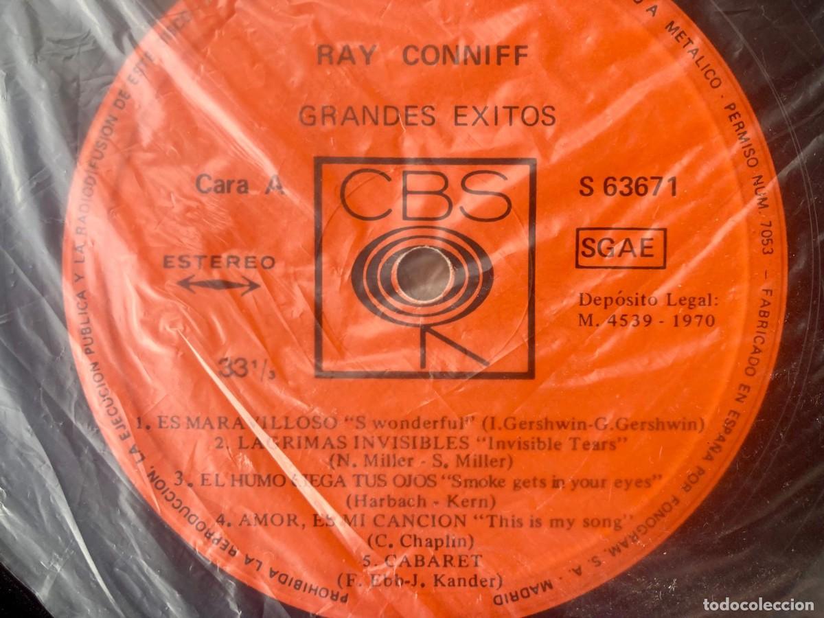 Discos de vinilo: RAY CONNIFFS - GREATEST HITS - Foto 2