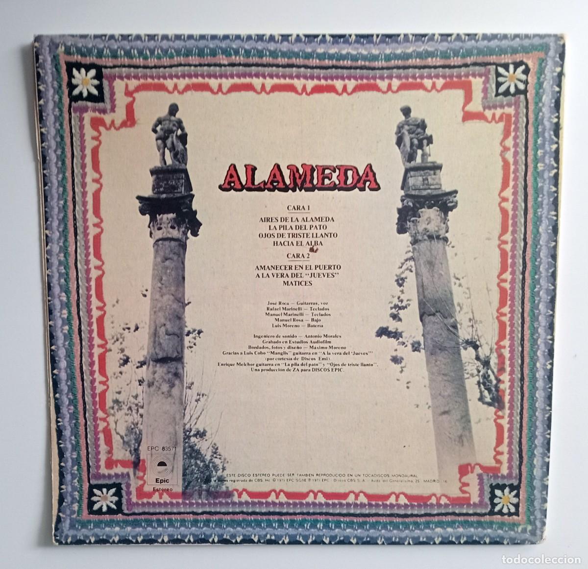 Discos de vinilo: LP ALAMEDA - ALAMEDA - Foto 2