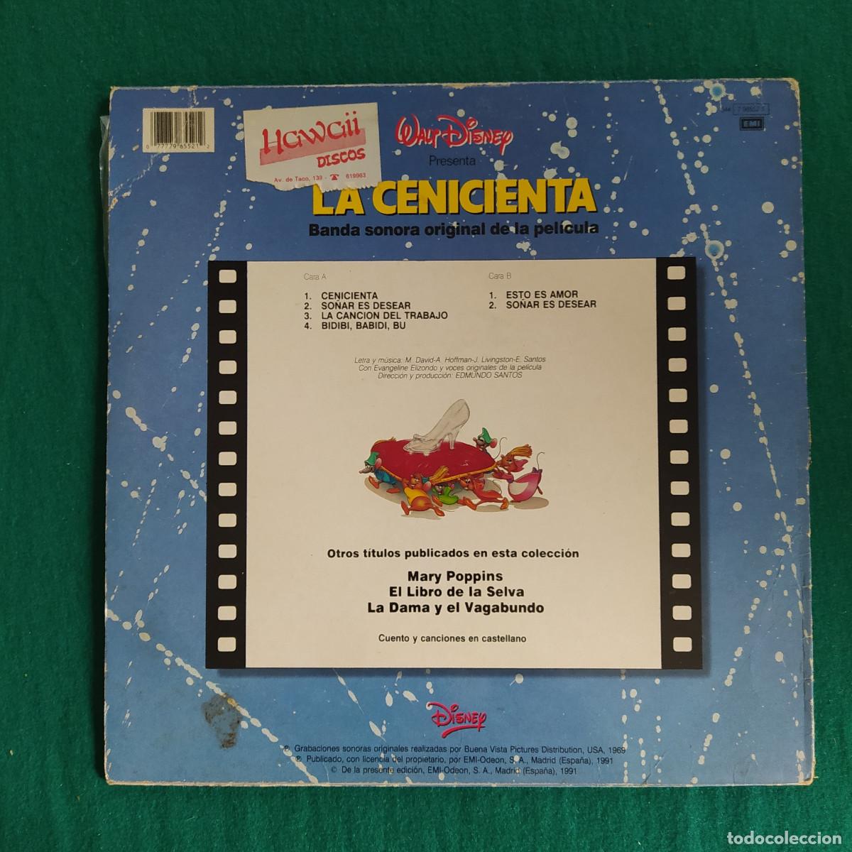 Discos de vinilo: Walt Disney Presenta La Cenicienta - Foto 2