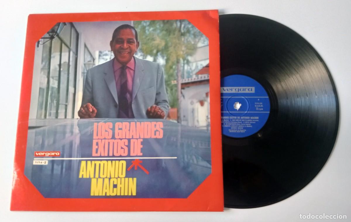 Discos de vinilo: LP LOS GRANDES EXITOS DE ANTONIO MACHIN - Foto 1