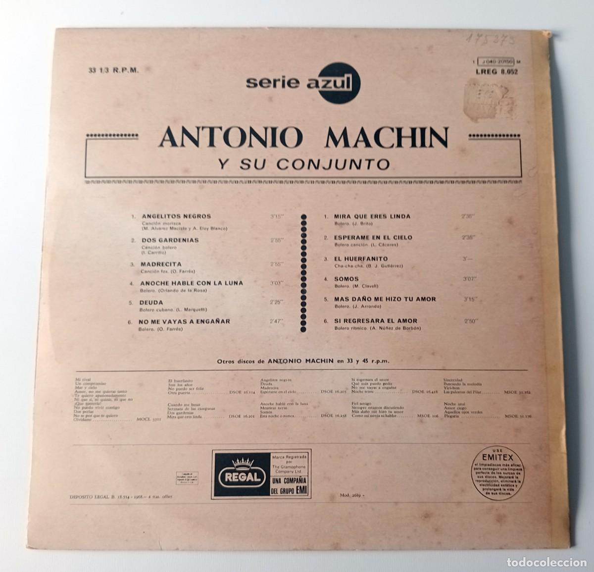 Discos de vinilo: LP ANTONIO MACHIN Y SU CONJUNTO - Foto 2