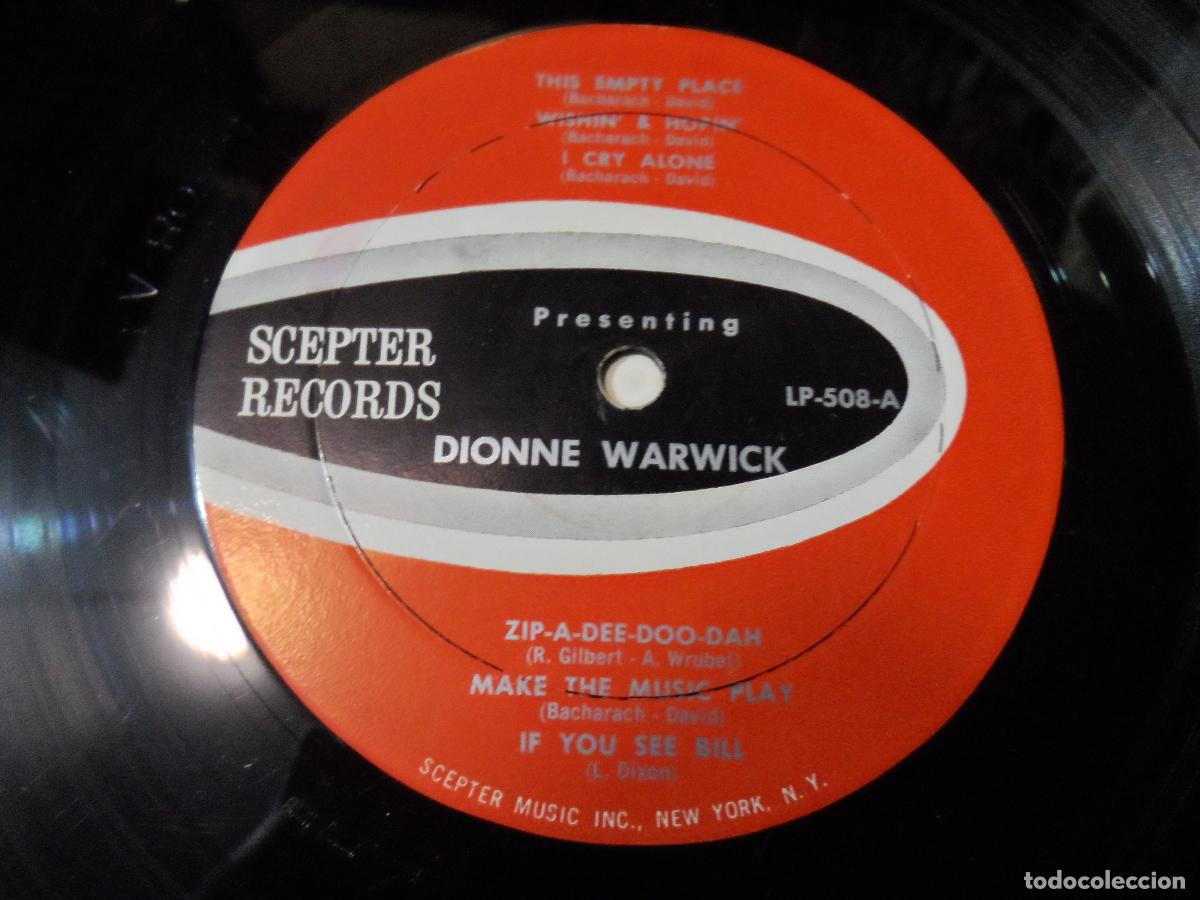 Discos de vinilo: DIONNE WARWICK - Presenting (USA 1963) - Foto 3