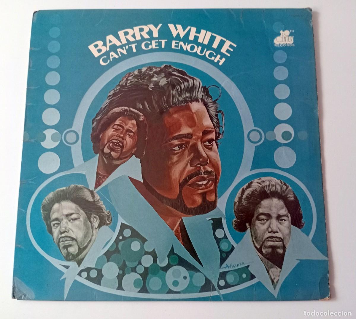 Discos de vinilo: LP BARRY WHITE - CAN&acute;T GET ENOUGH (SOLO PORTADA) - Foto 1