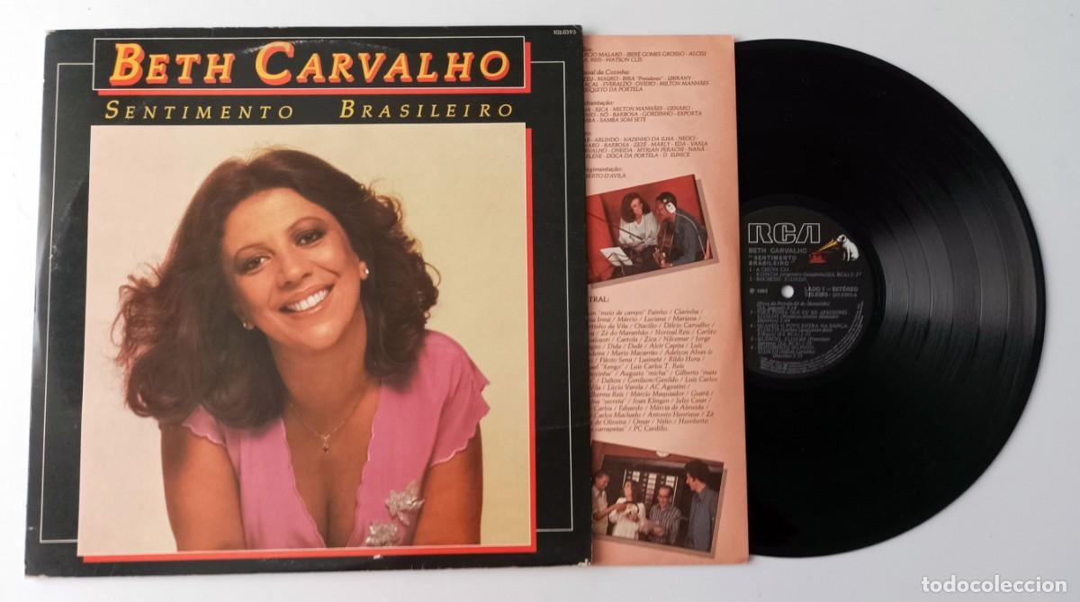 Discos de vinilo: LP BETH CARVALHO - SENTIMENTO BRASILEIRO - Foto 1