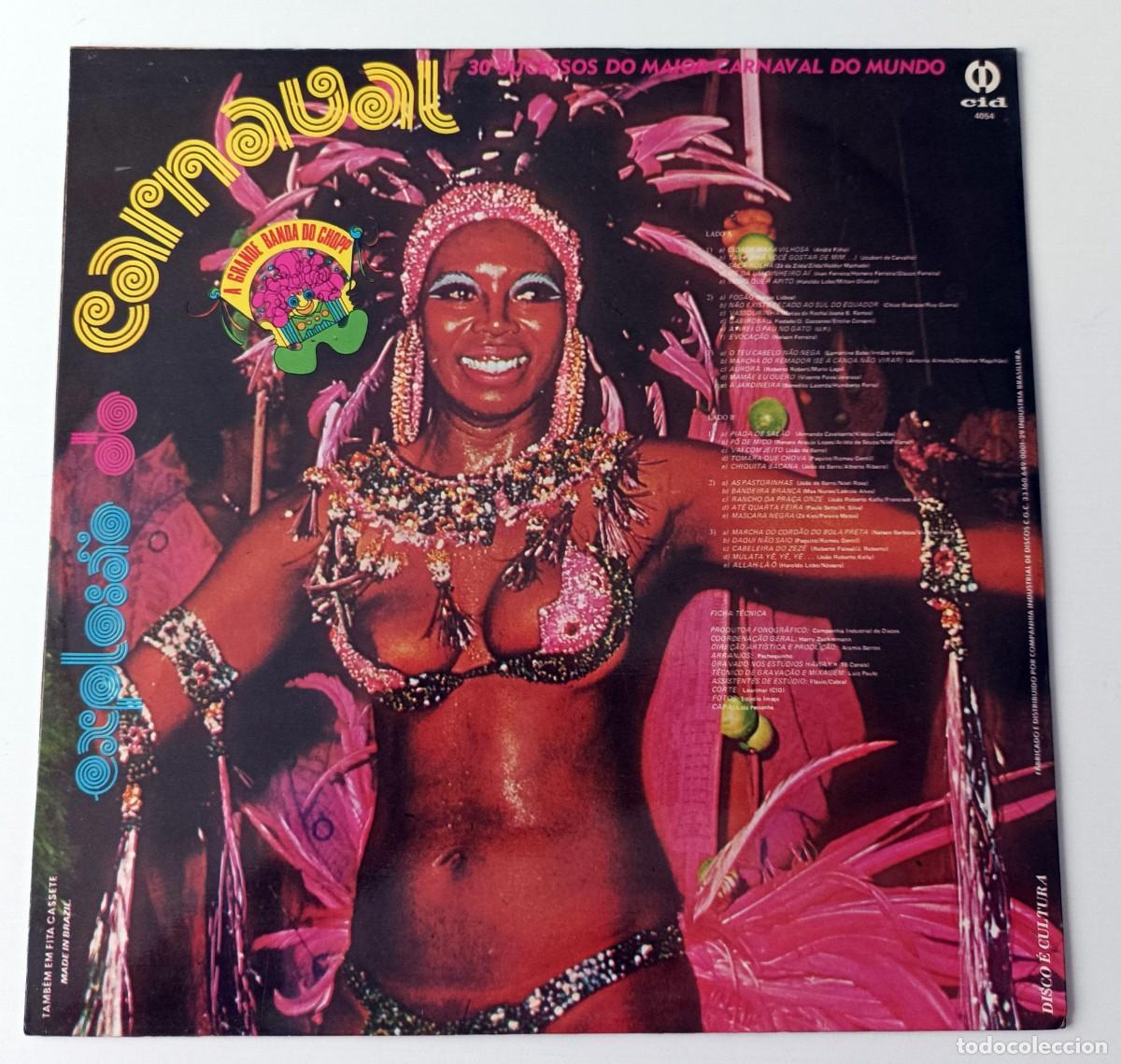 Discos de vinilo: LP A GRANDE BANDA DO CHOPP - EXPLOSAO DO CARNAVAL (BRASIL) - Foto 2