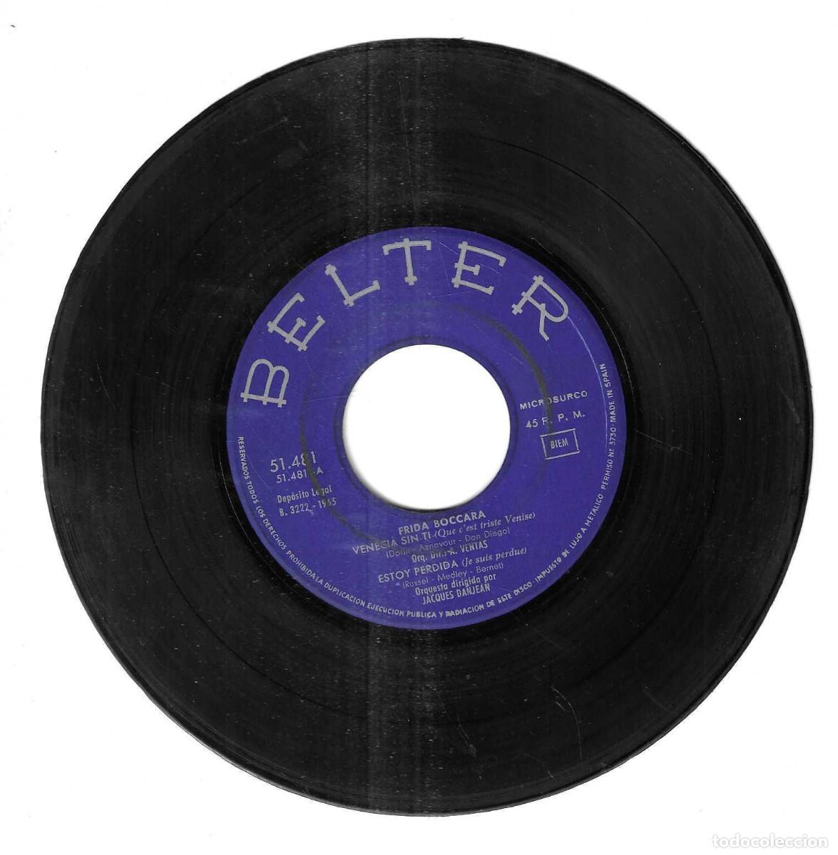 Discos de vinilo: FRIDA BOCCARA - LA CASA DEL SOL NACIENTE +3 - BELTER 1965 - Foto 2