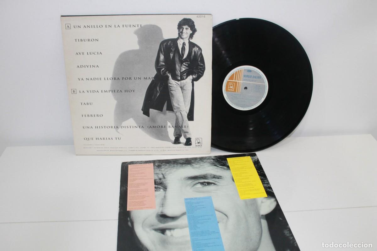 Discos de vinilo: SERGIO DALMA ADIVINA MADE IN SPAIN 1992 CON INSERT - Foto 2