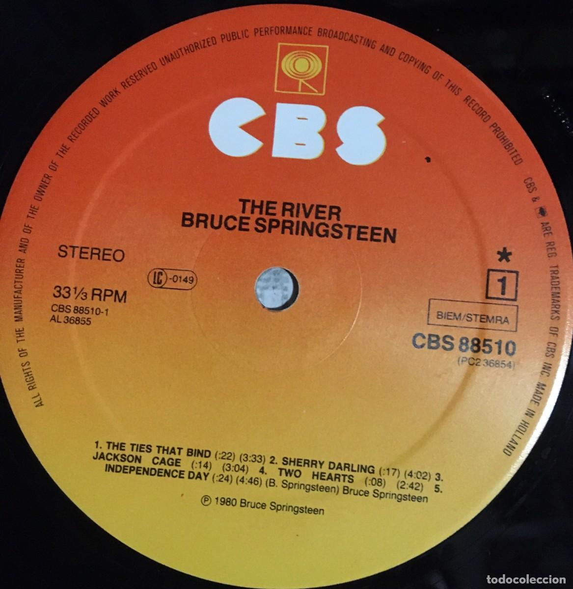 Discos de vinilo: BRUCE SPRINGSTEEN - THE RIVER, 2LPs edic EU 1980 - Foto 3