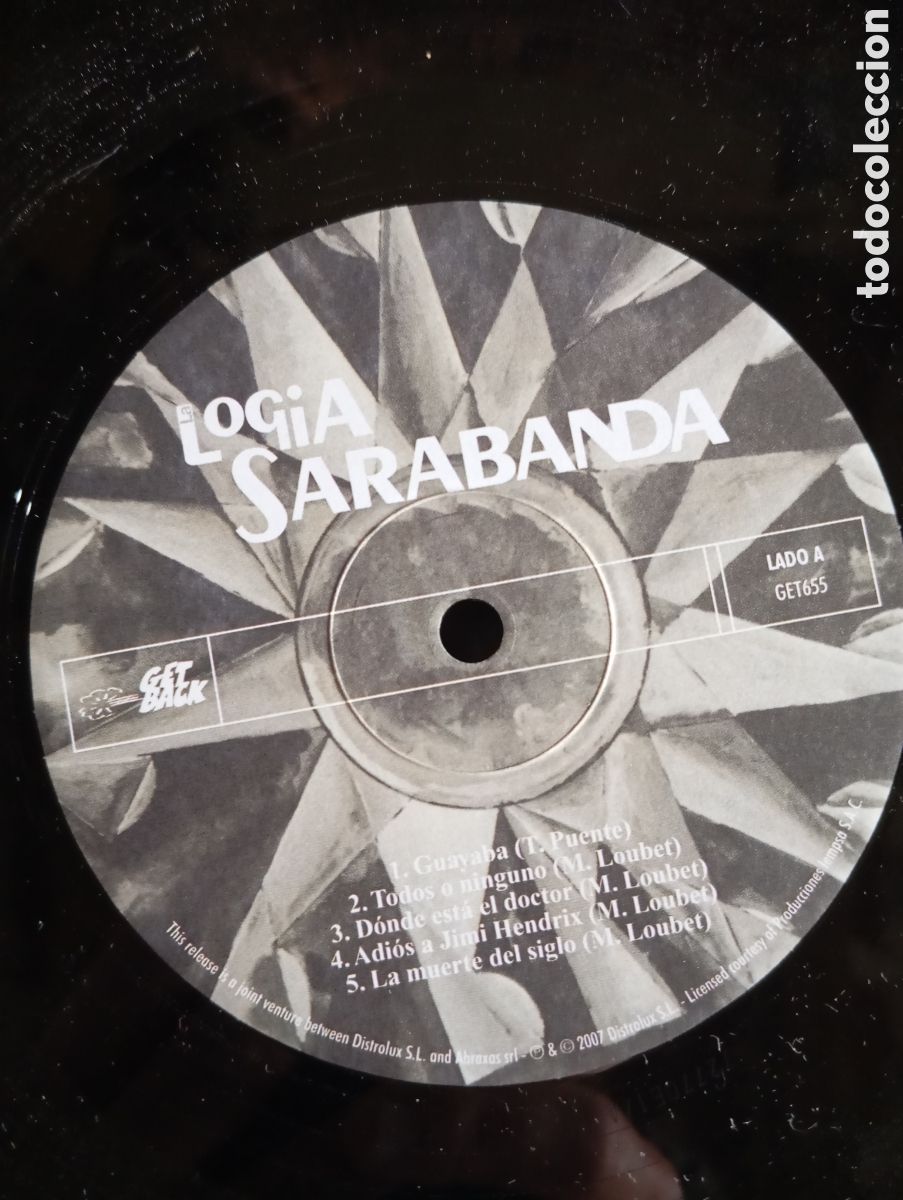 Discos de vinilo: LA LOGIA SARABANDA - GET BACK - MUNSTER RECORDS - 2007 - Foto 8