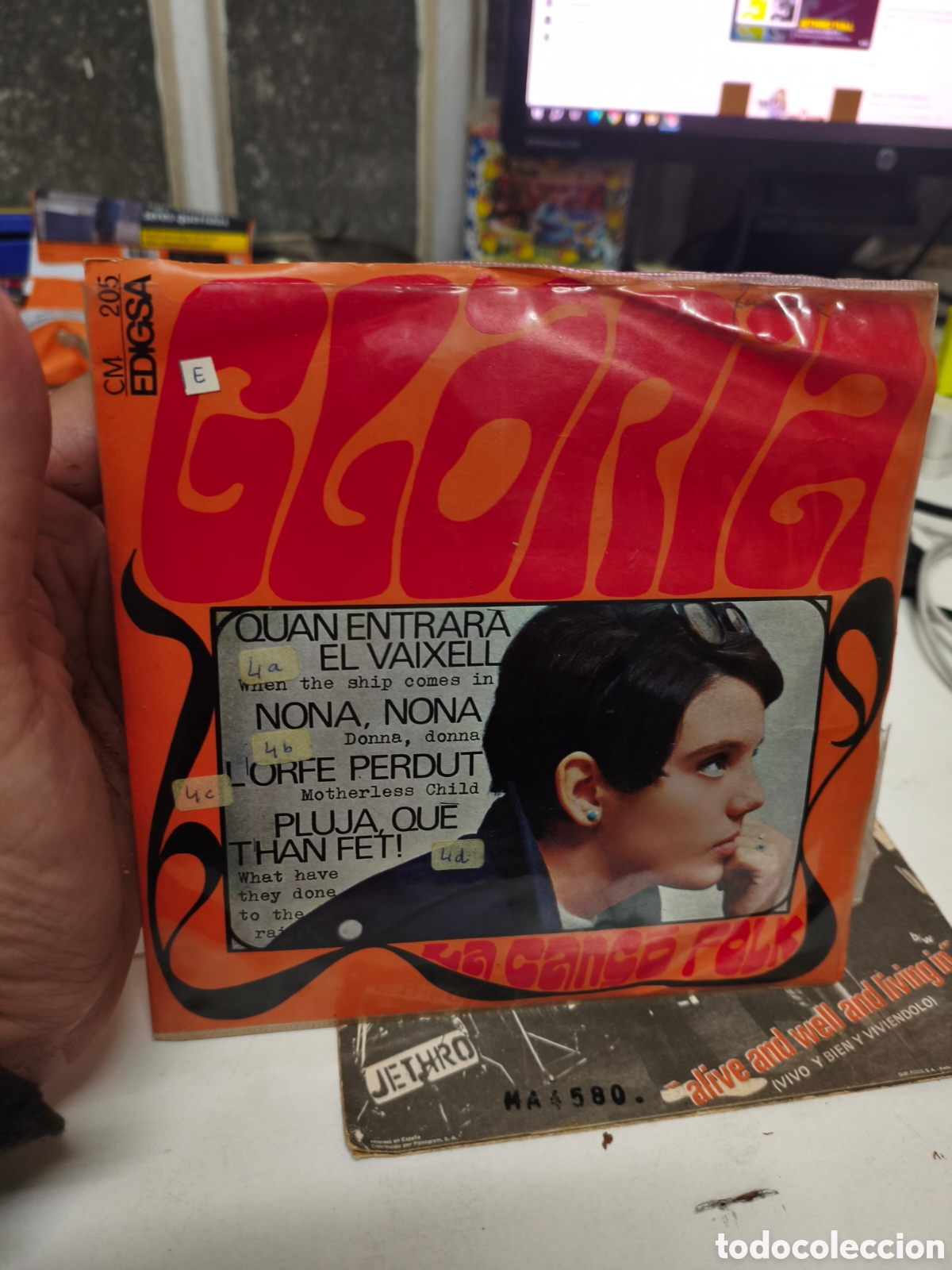 Discos de vinilo: Gl&ograve;ria. La can&ccedil;o folk. Edigsa. - Foto 1