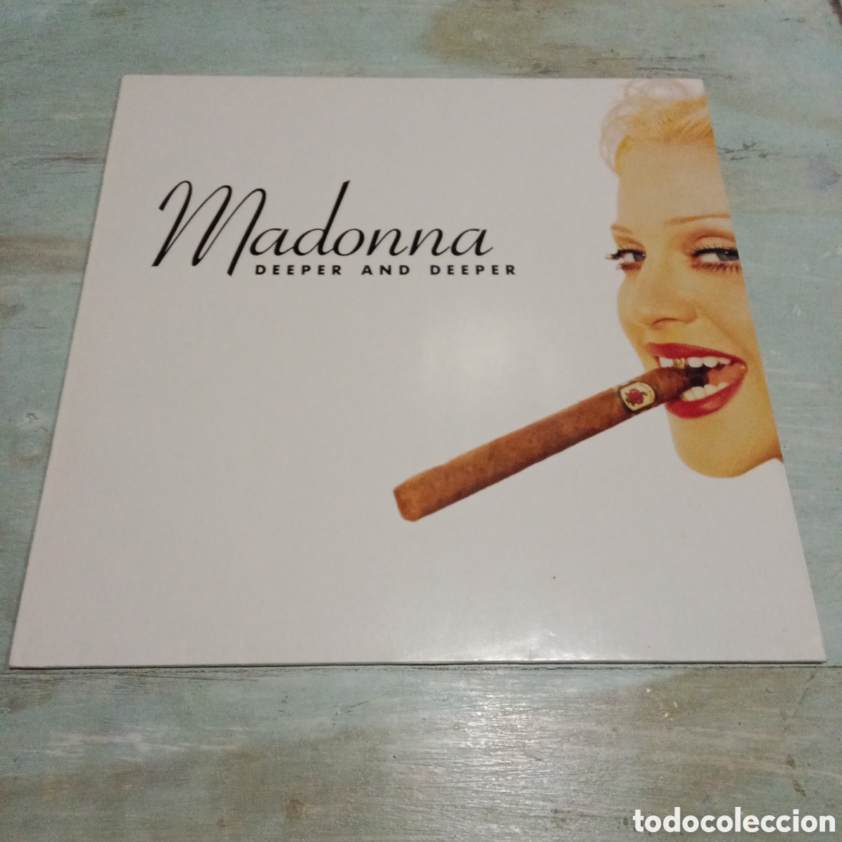 Discos de vinilo: MADONNA - DEEPER AND DEEPER - VINILO 12&rdquo; - Foto 1