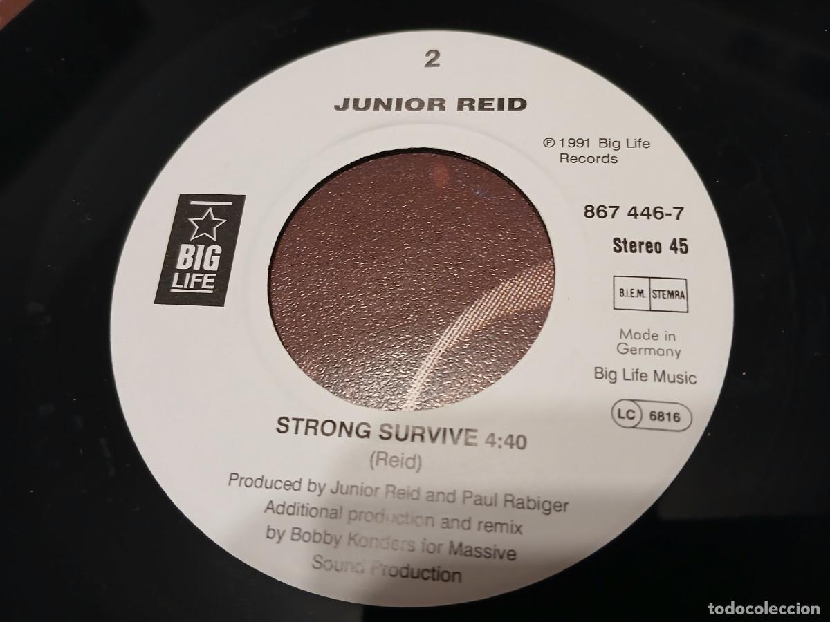 Discos de vinilo: Junior Reid &ndash; Great Train Robbery- (1991) single 7&rdquo; - Foto 2