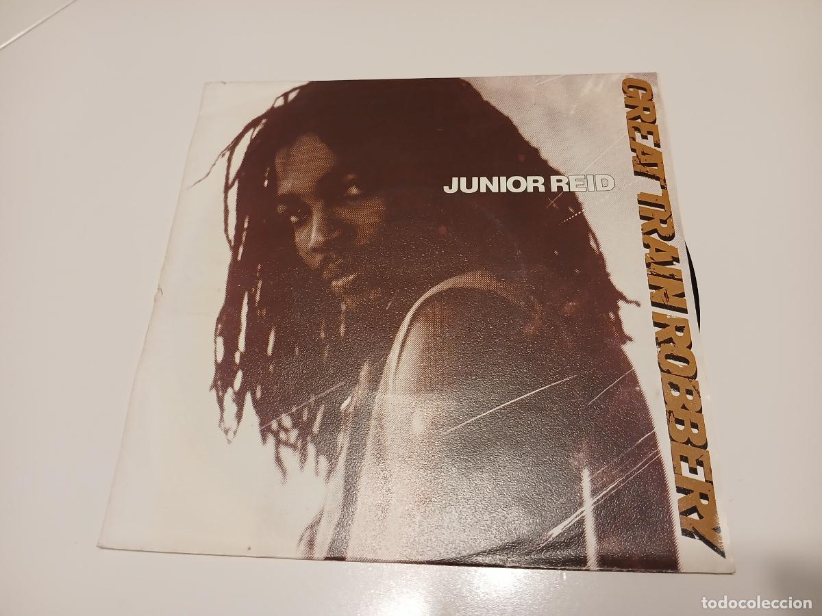 Discos de vinilo: Junior Reid &ndash; Great Train Robbery- (1991) single 7&rdquo; - Foto 1
