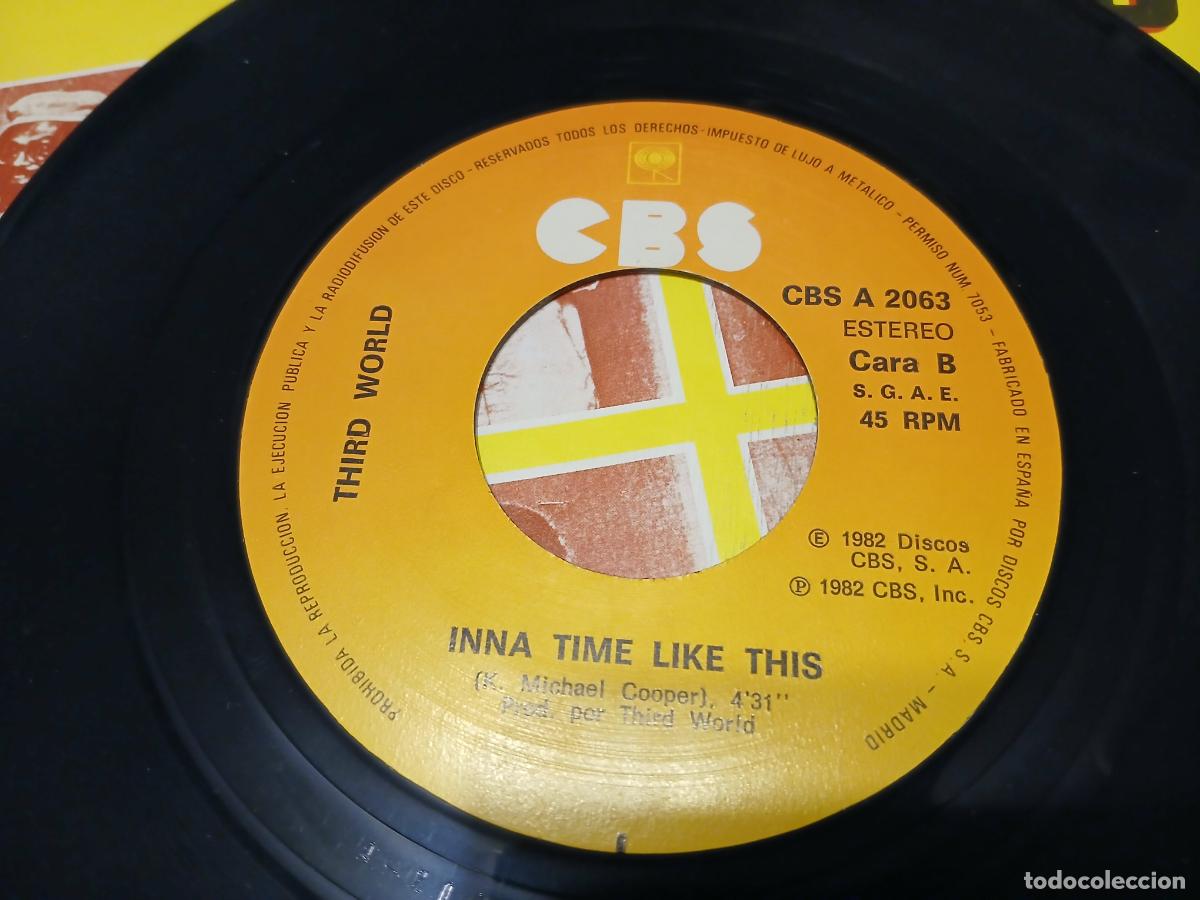 Discos de vinilo: Third World &ndash; Try Jah Love- (1982) single 7&rdquo; - Foto 2