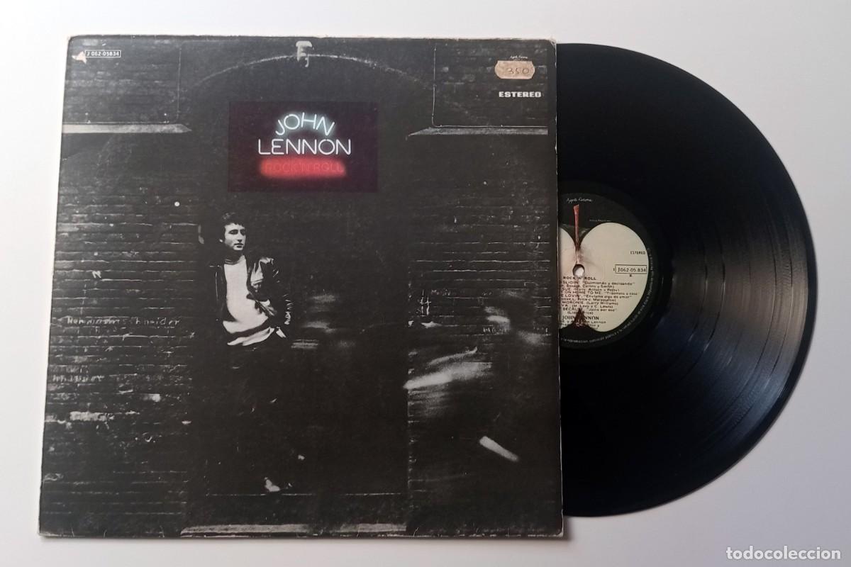 Discos de vinilo: LP JOHN LENNON - ROCK&acute;N&acute;ROLL - Foto 3