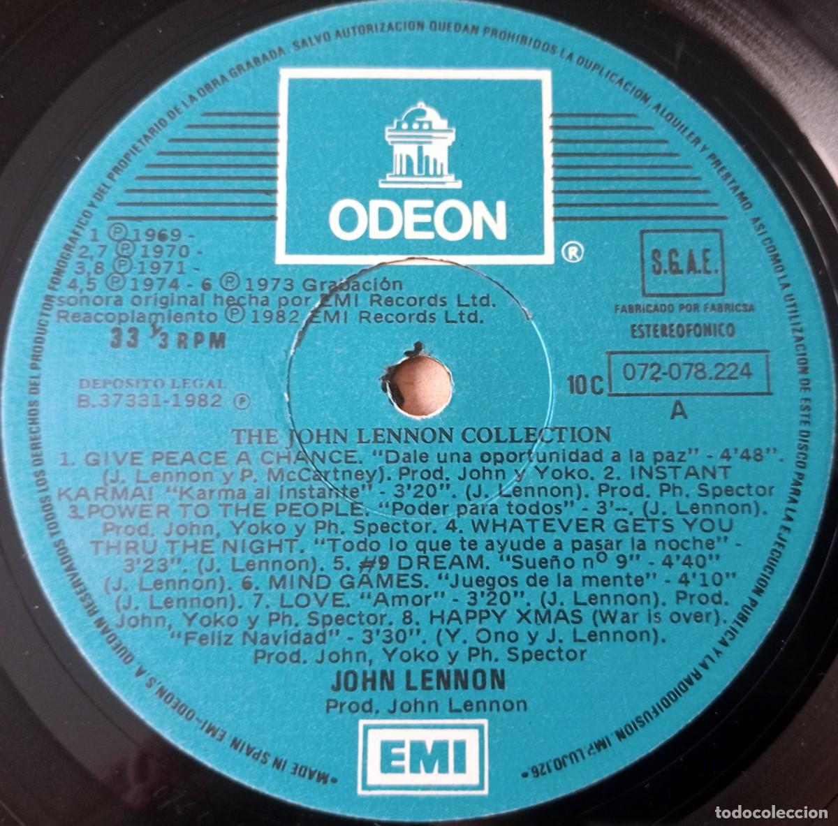 Discos de vinilo: LP JOHN LENNON - THE COLLECTION - Foto 4