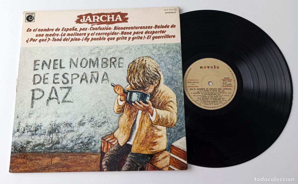 Discos de vinilo: LP JARCHA - EN EL NOMBRE DE ESPA&Ntilde;A PAZ - Foto 1