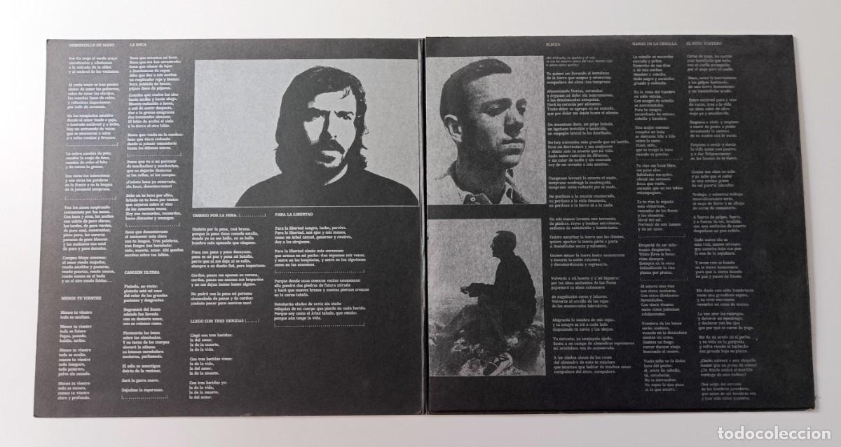 Discos de vinilo: LP JOAN MANUEL SERRAT - MIGUEL HERN&Aacute;NDEZ - Foto 3