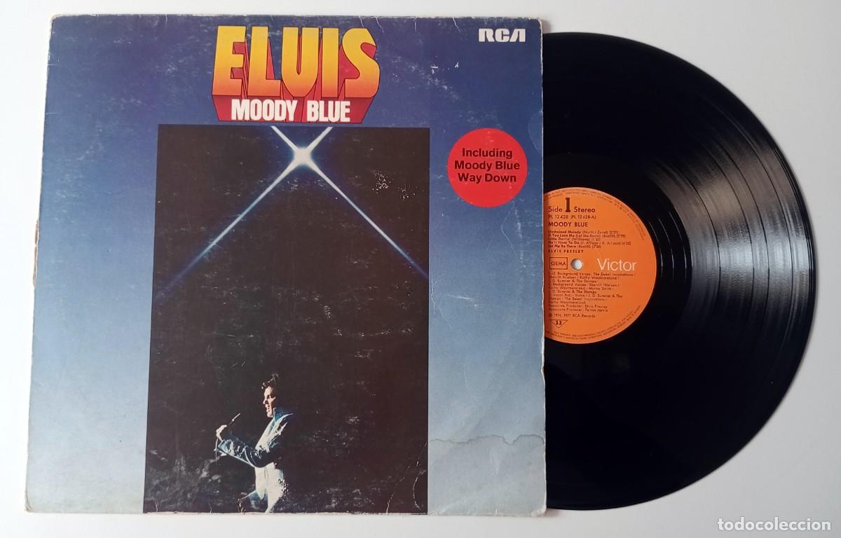 Discos de vinilo: LP ELVIS PRESLEY - MOODY BLUE - Foto 3