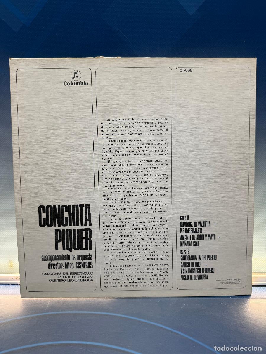 Discos de vinilo: Disco LP Conchita Piquer - Foto 2