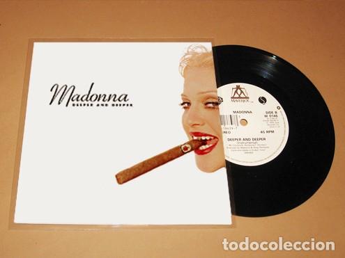 Discos de vinilo: MADONNA - DEEPER AND DEEPER - SINGLE - 1992 - Foto 1
