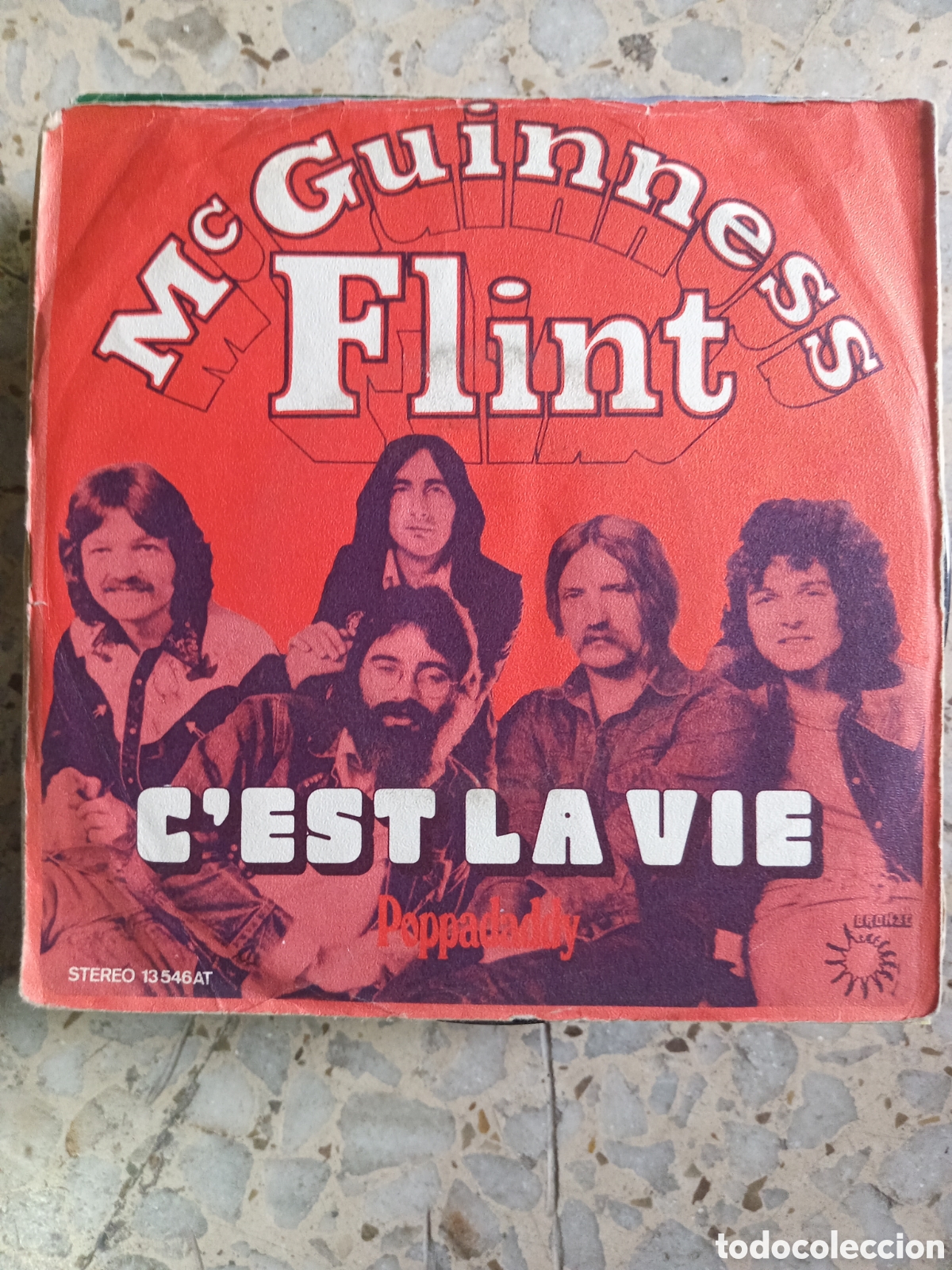 Discos de vinilo: SGL MCGUINNESS FLINT C&acute;EST LA VIE 1974 HOLANDA - Foto 1