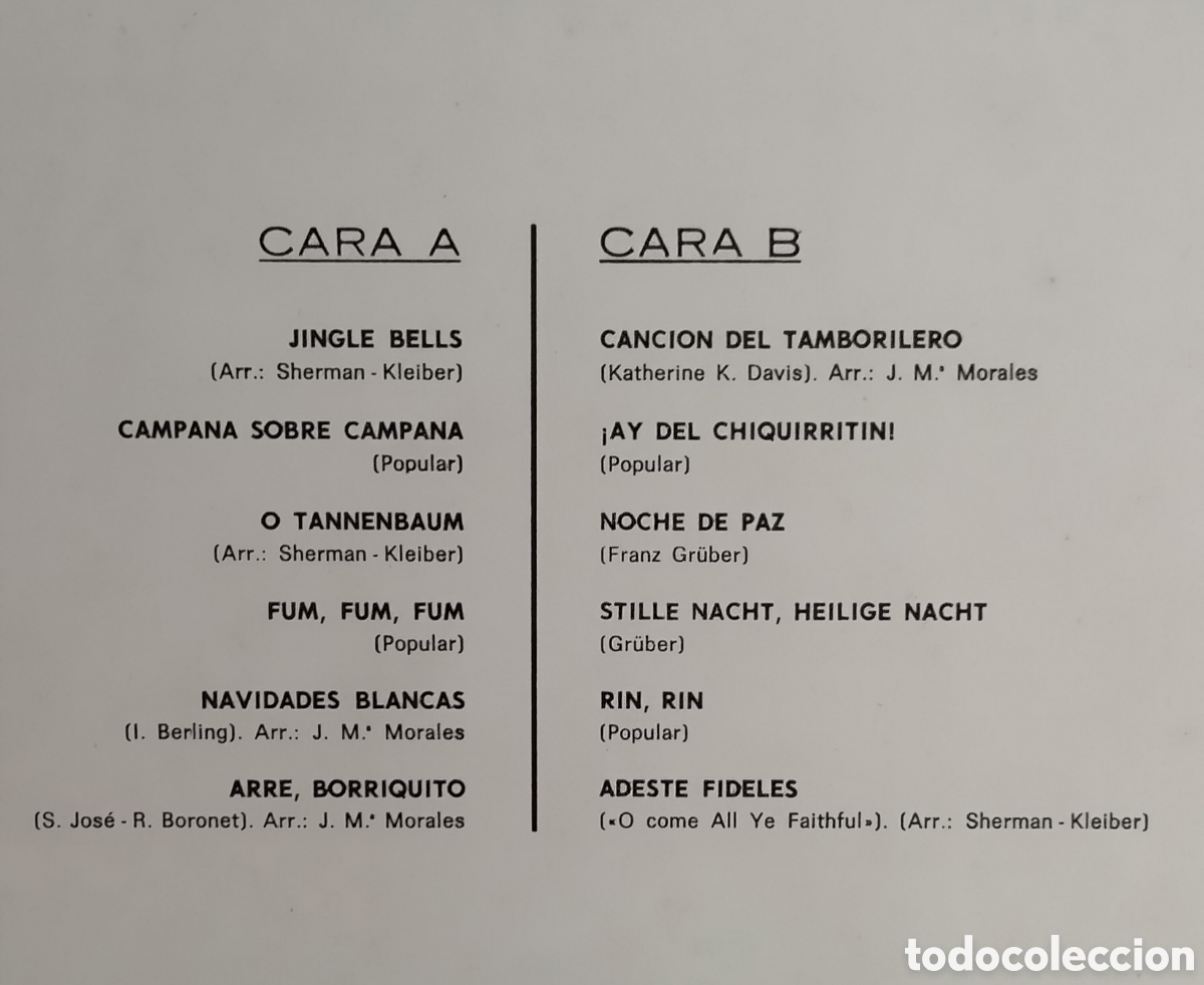 Discos de vinilo: VILLANCICOS DEL MUNDO - Foto 2