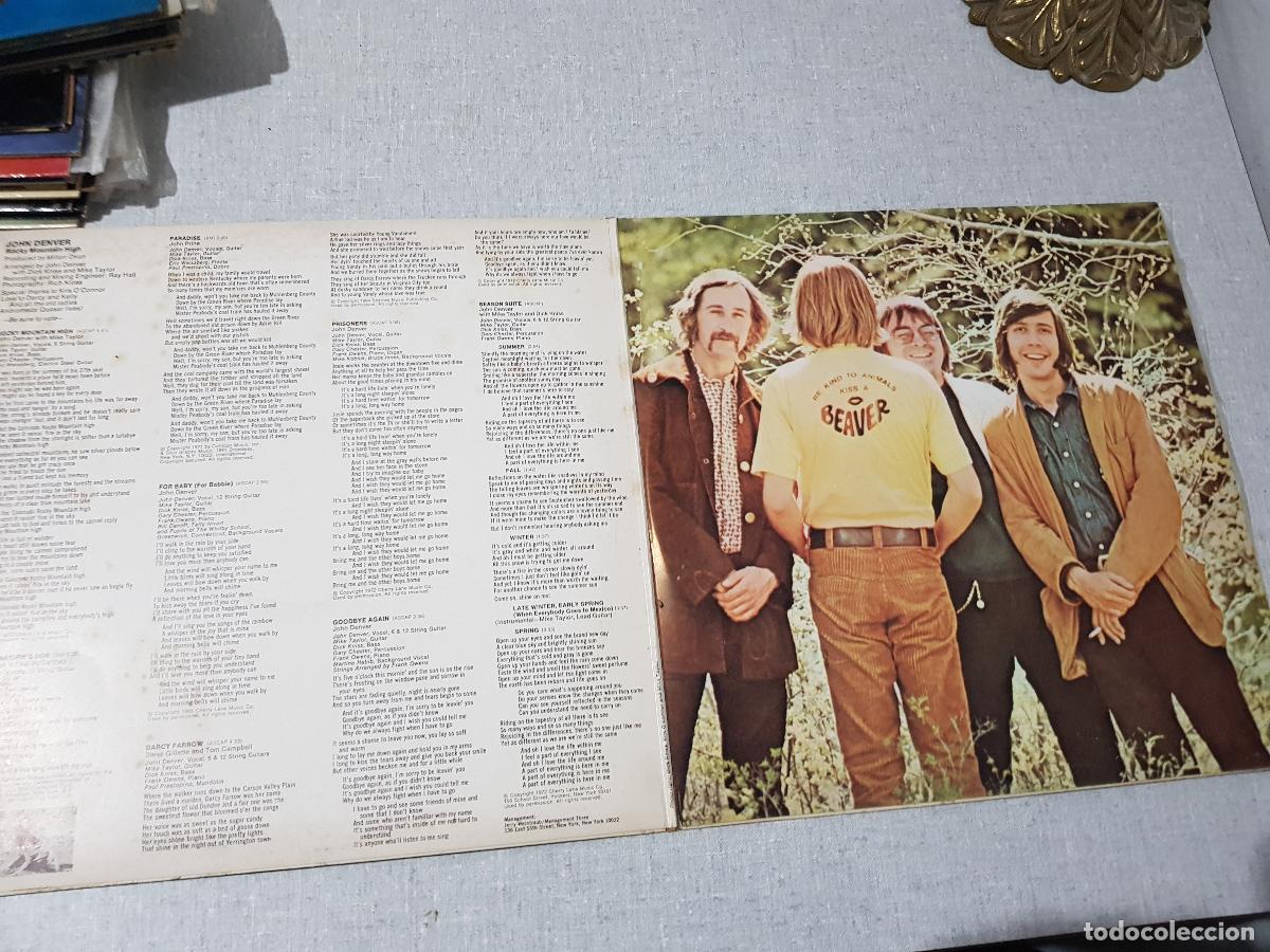 Discos de vinilo: JOHN DENVER ,ROCKY MOUNTAIN HIGT - Foto 4