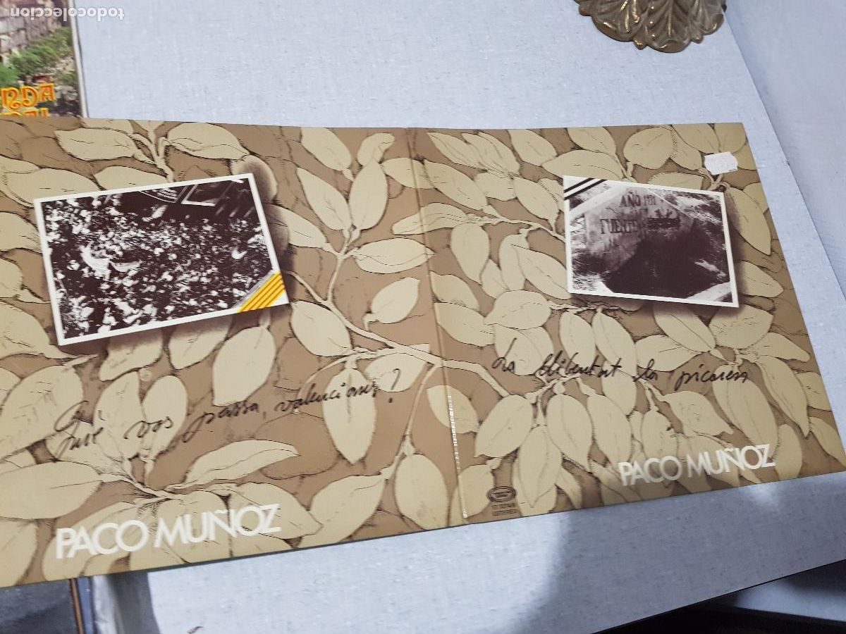 Discos de vinilo: PACO MU&Ntilde;OZ-CANTADO EN VALENCIANO - Foto 3