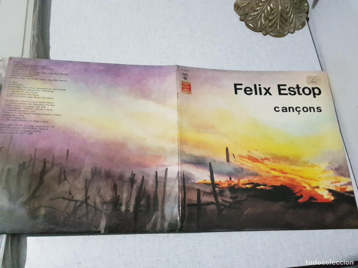 Discos de vinilo: FELIX ESTOP-CANCONS -CANTADO EN VALENCIANO - Foto 1