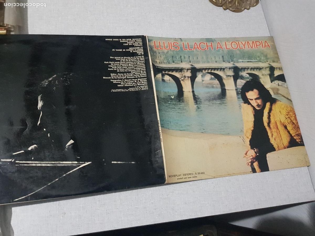 Discos de vinilo: LLUIS LLACH -CANTADO EN CATALAN - Foto 2