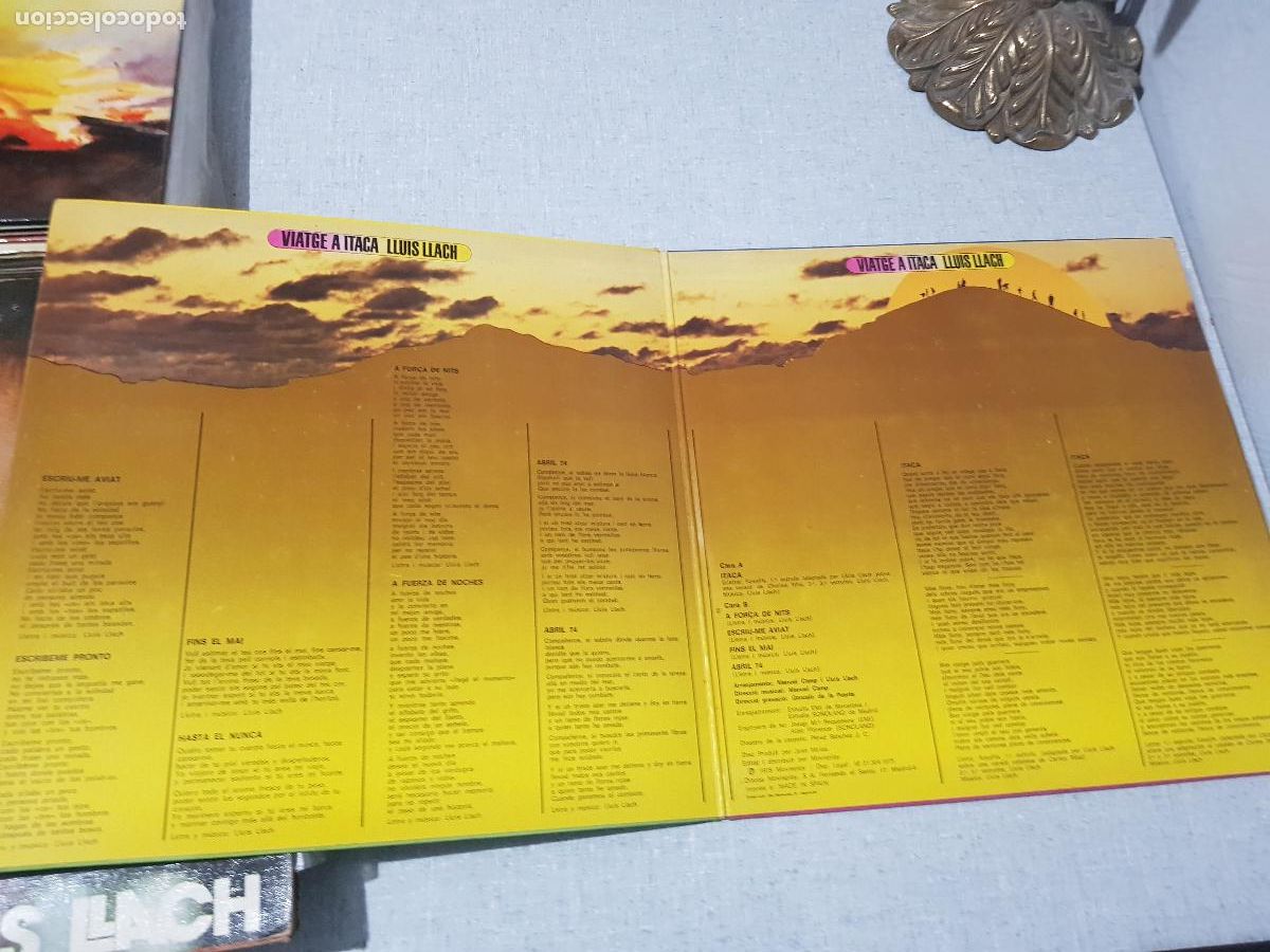 Discos de vinilo: LLUIS LLACH -CANTADO EN CATALAN - Foto 4