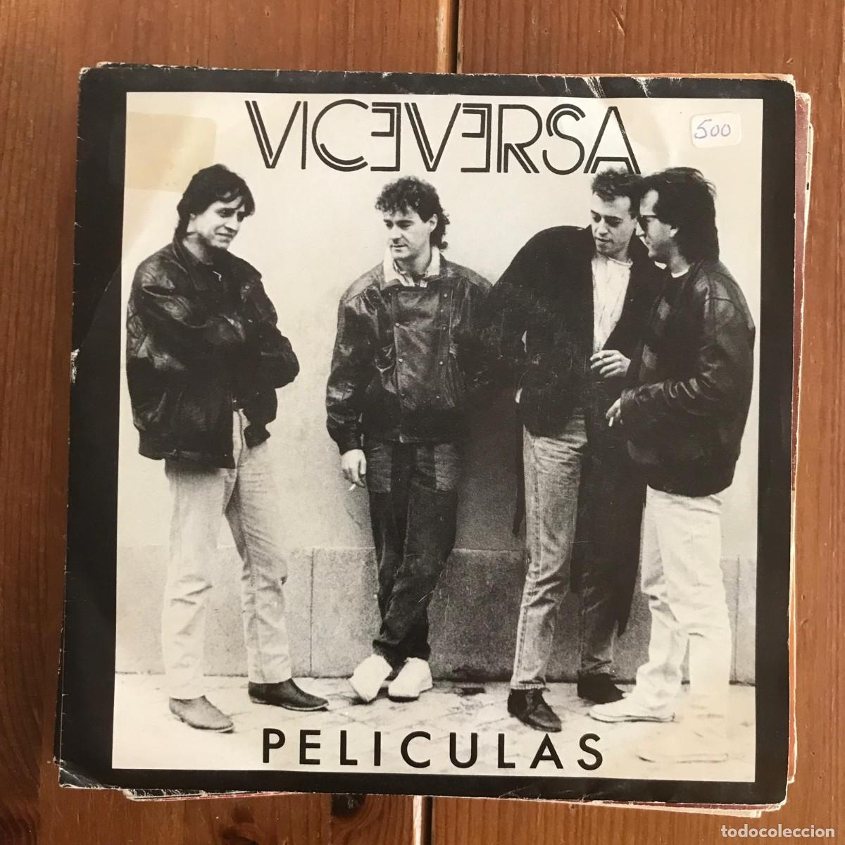 Discos de vinilo: VICEVERSA - PEL&Iacute;CULAS / PROPOSICIONES - SINGLE VIRGIN 1987 - Foto 1