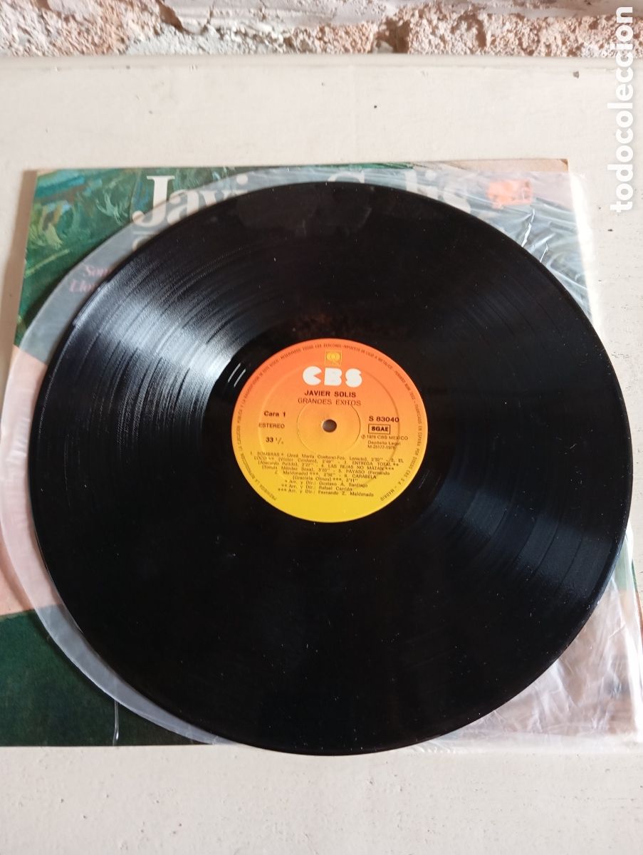 Discos de vinilo: JAVIER SOLIS - GRANDES EXITOS - DISCOS CBS - 1978 - Foto 5