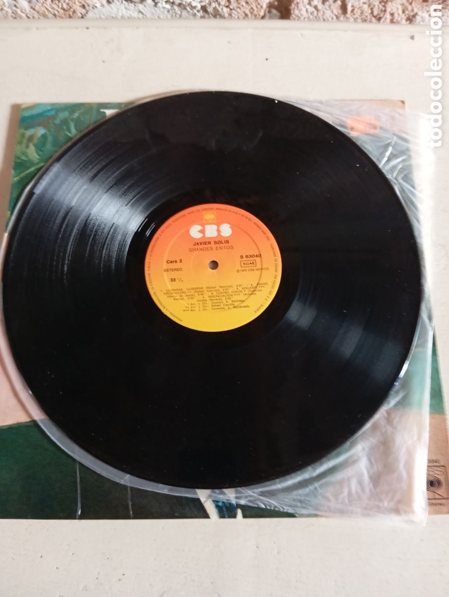 Discos de vinilo: JAVIER SOLIS - GRANDES EXITOS - DISCOS CBS - 1978 - Foto 7