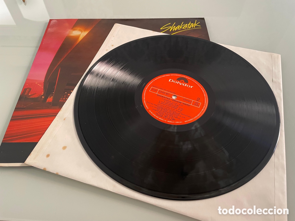 Discos de vinilo: Disco de vinilo. Shakatak. Drivin Hard. Polydor 1981 - Foto 3