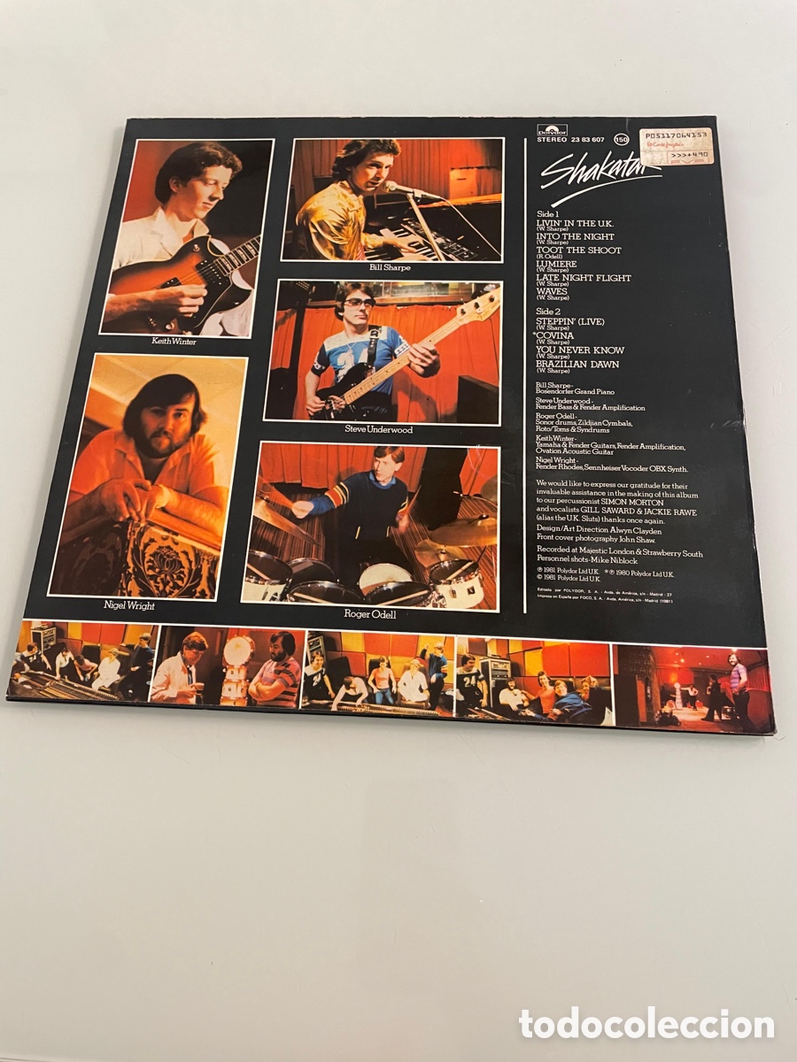 Discos de vinilo: Disco de vinilo. Shakatak. Drivin Hard. Polydor 1981 - Foto 5