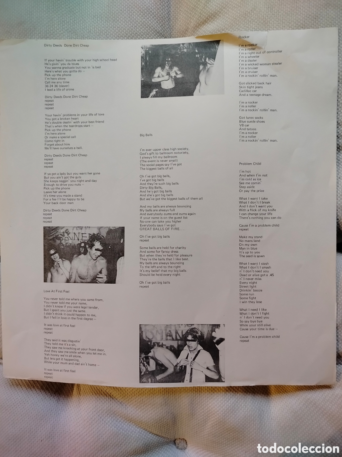Discos de vinilo: AC/DC LP Dirty Deeds... - Foto 3