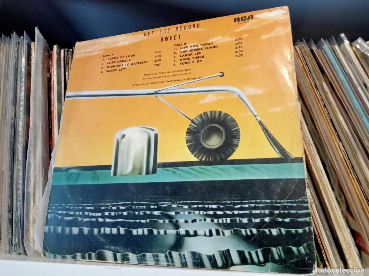 Discos de vinilo: Sweet &lrm;&ndash; Off The Record - lp Spain 1977 - Foto 2