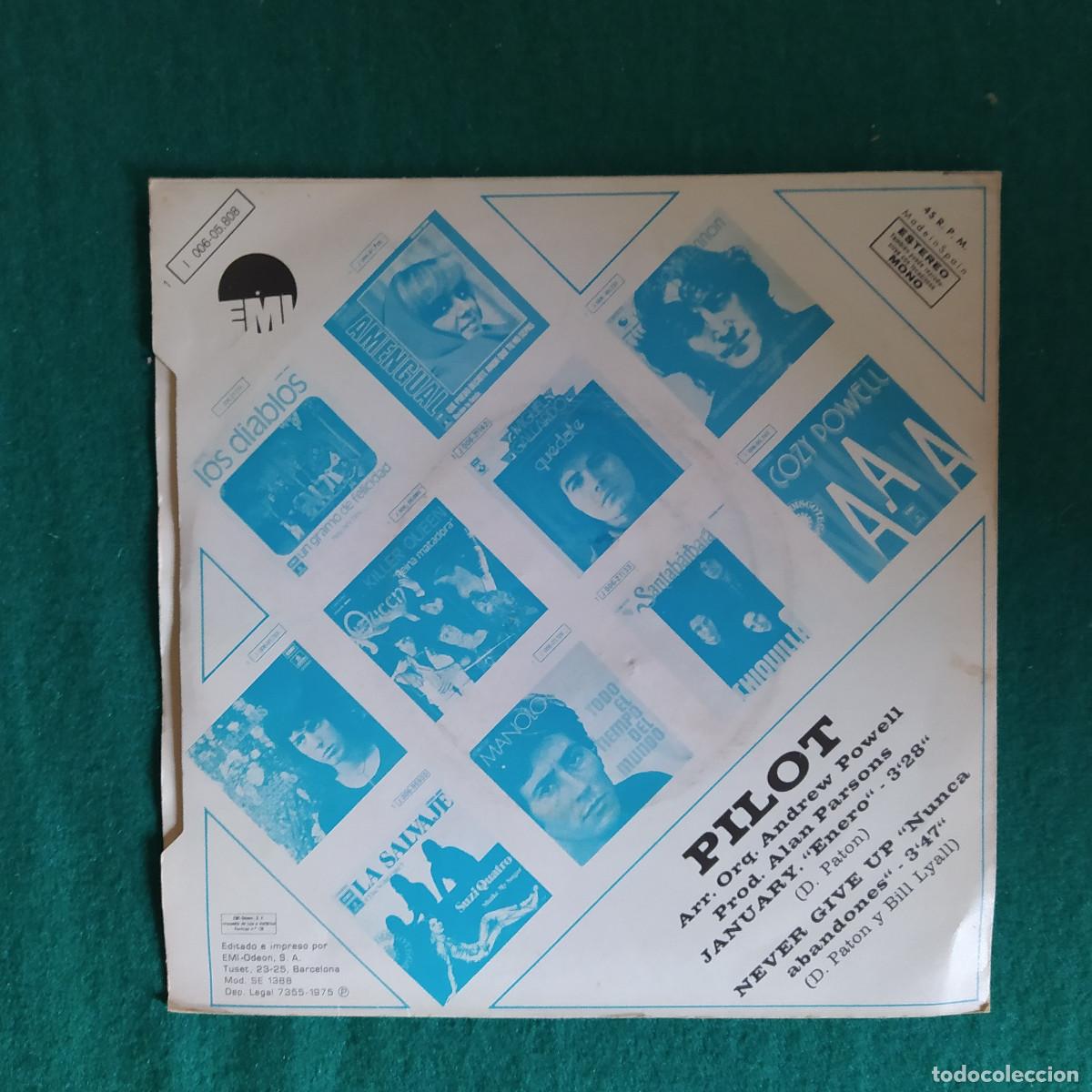 Discos de vinilo: Pilot &ndash; January / Never Give Up - Foto 2
