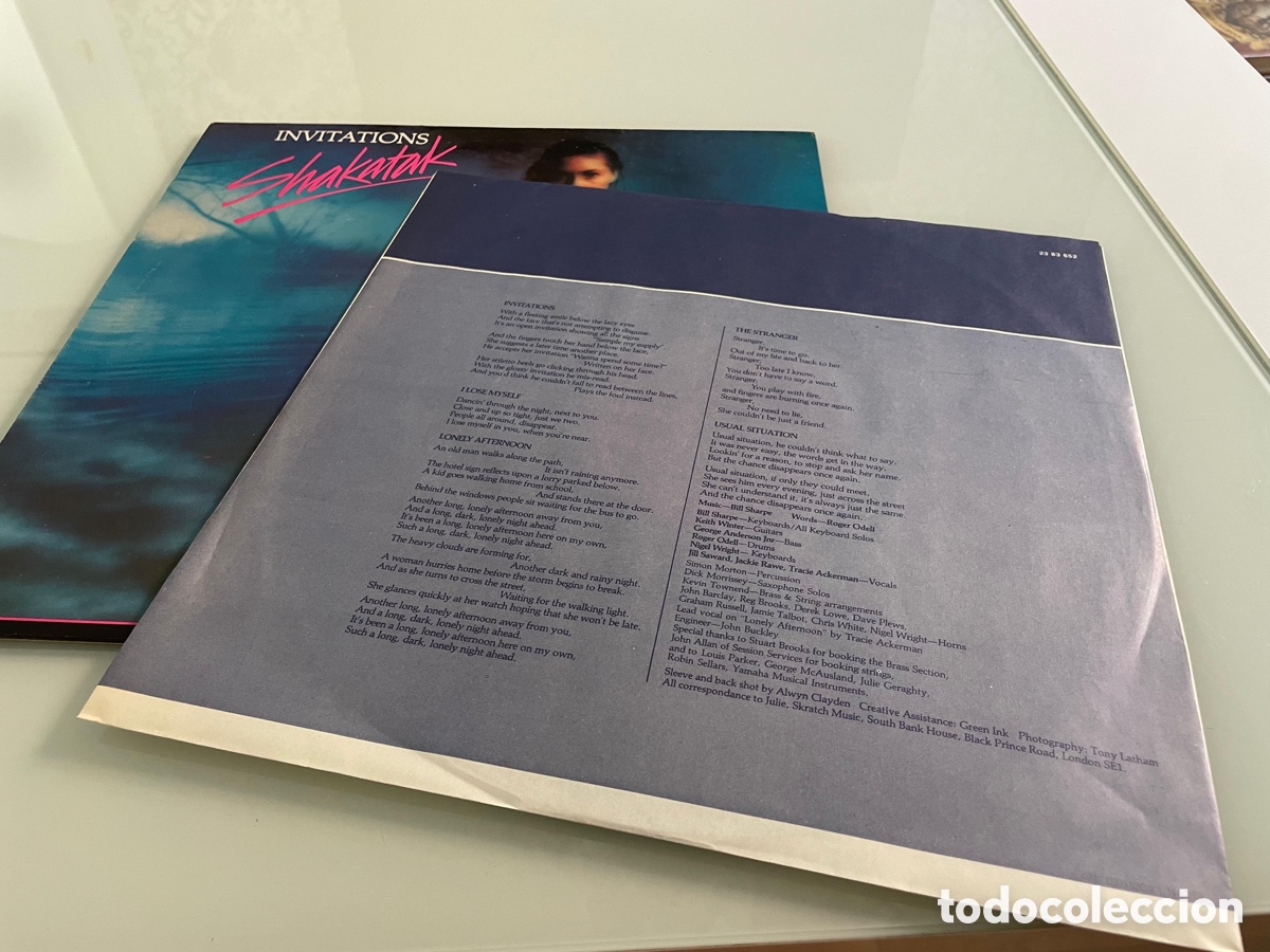 Discos de vinilo: Disco de vinilo. Shakatak. Invitations. Polydor 1982 - Foto 2