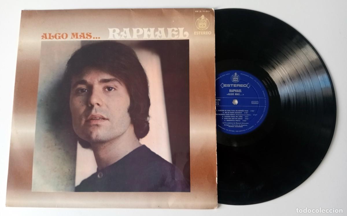 Discos de vinilo: LP RAPHAEL - ALGO M&Aacute;S - Foto 1