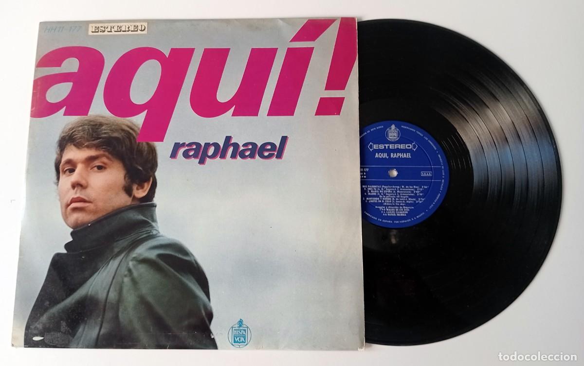 Discos de vinilo: LP RAPHAEL - AQU&Iacute;! (1969) - Foto 1